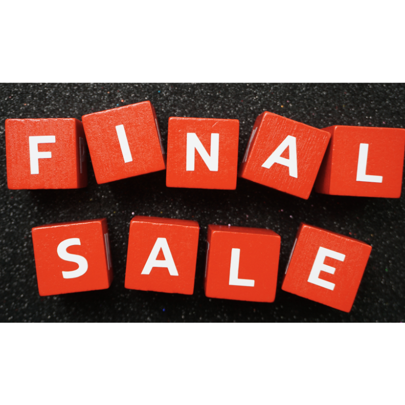 Final SALE 50% off!